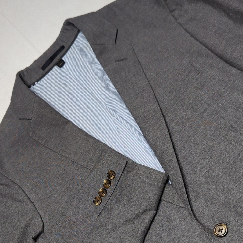 J. Crew Ludlow‎ Cotton Mens Gray Blazer Size 40R